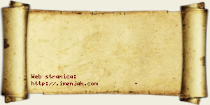 Danica Nenadić vizit kartica